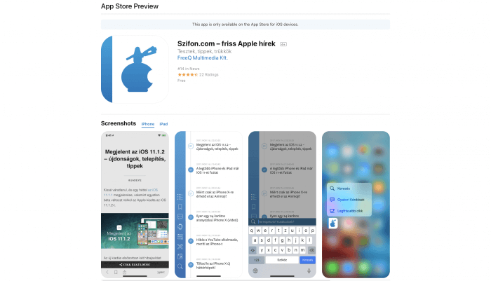 Megújult App Store Preview